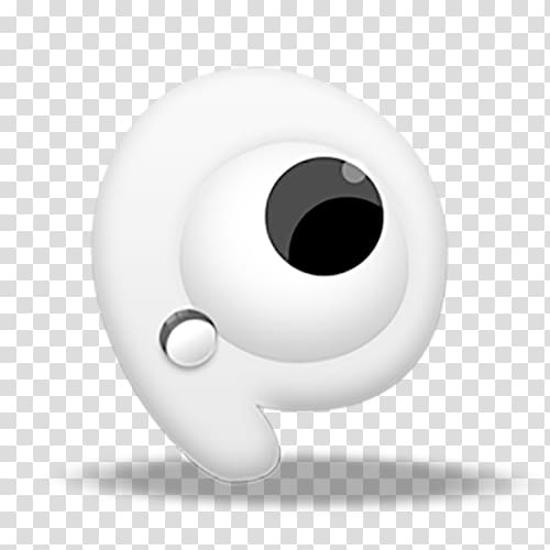Free: Eye, White 3d big eyes transparent background PNG clipart 