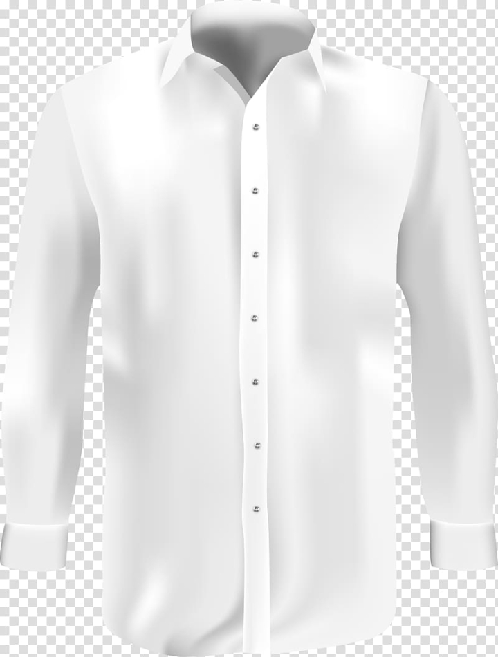 Free: White dress shirt , Blouse White Dress shirt Formal wear, A