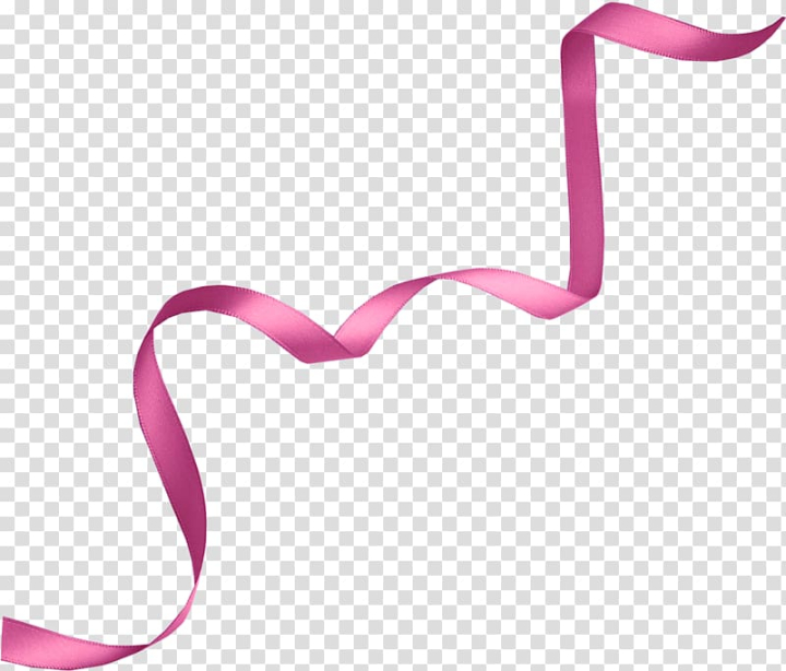 pink flowing ribbons