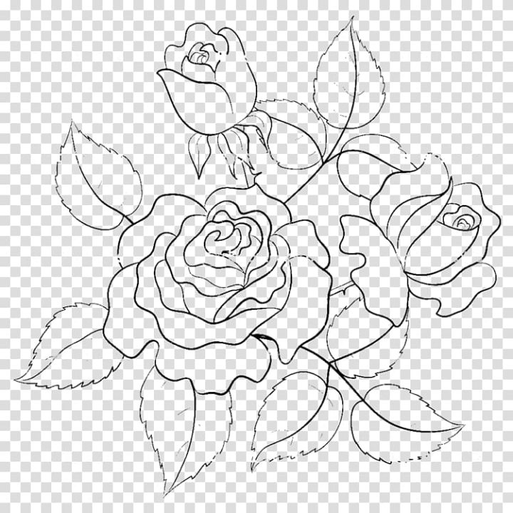Flower Sketch. Hand Drawn Rose. Botanica Graphic by ladadikart · Creative  Fabrica