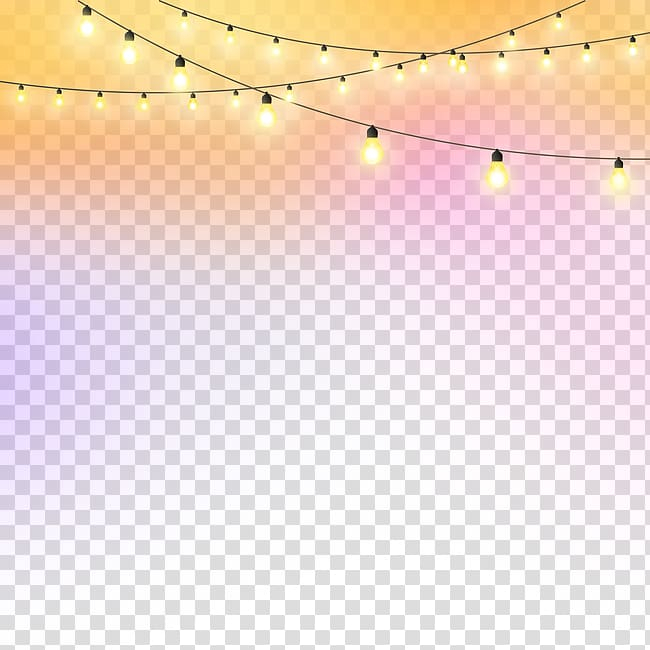 Free: Light Floor Angle Pattern, Night lights, turned-on string lights  transparent background PNG clipart 
