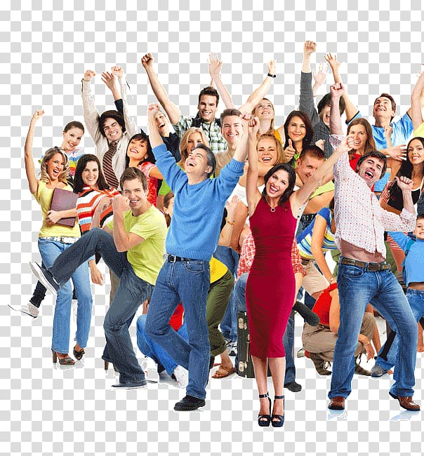 enthusiastic people clipart