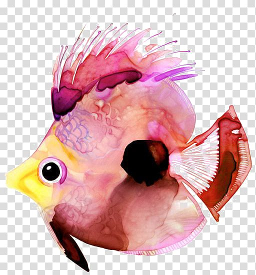 watercolor,painting,paper,fish,seafood,animals,aquarium fish,color,canvas,koi fish,tropical,handcolouring of photographs,tropical fish,pink,petal,watercolor fish,ornamental fish,ornamental,organism,decorative arts,fish aquarium,fish logo,fishes,fishing,fishing rod,oil painting,beak,watercolor painting,red,illustration,png clipart,free png,transparent background,free clipart,clip art,free download,png,comhiclipart