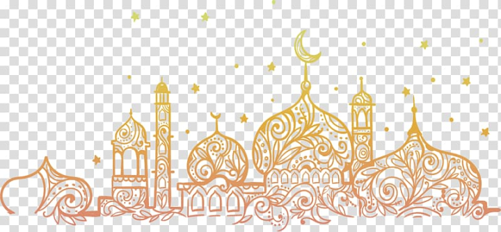 Free: Fasting in Islam Ramadan Illustration, Hand-painted religious church  posters, mosque illustration transparent background PNG clipart 