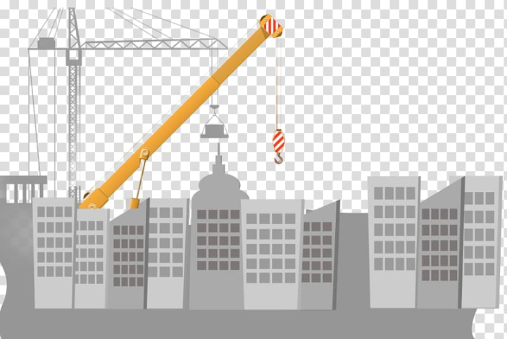 Free: Orange crane animated illustration, Architecture Architectural  engineering Cartoon, Building construction transparent background PNG  clipart 