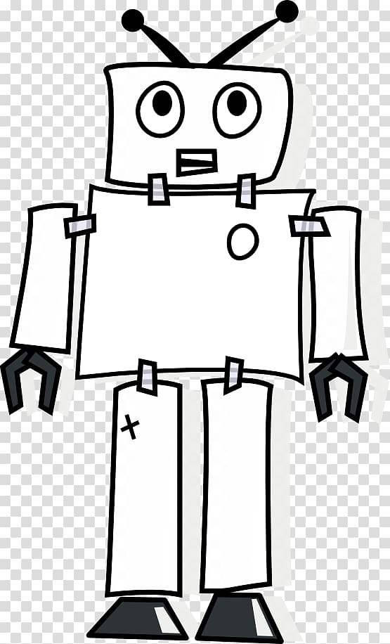 Easy Robot Drawing PNG Transparent Images Free Download