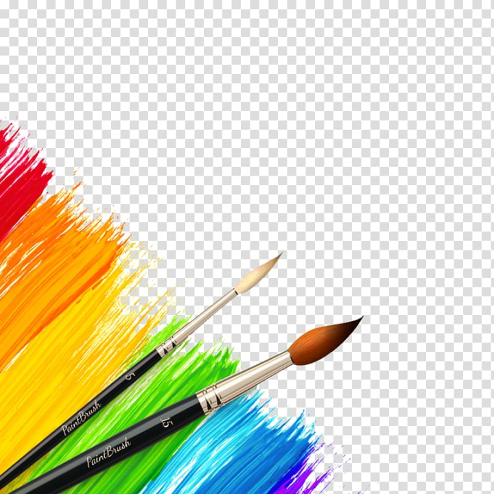 Free: Black paint brushes illustration, Paintbrush Color, Watercolor pen  transparent background PNG clipart 