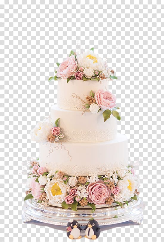 Premium Photo | White-pink beautiful wedding cake on the background of the  evening wedding arch.