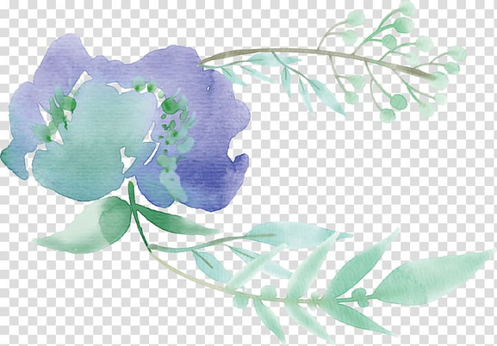 Purple Mint Floral