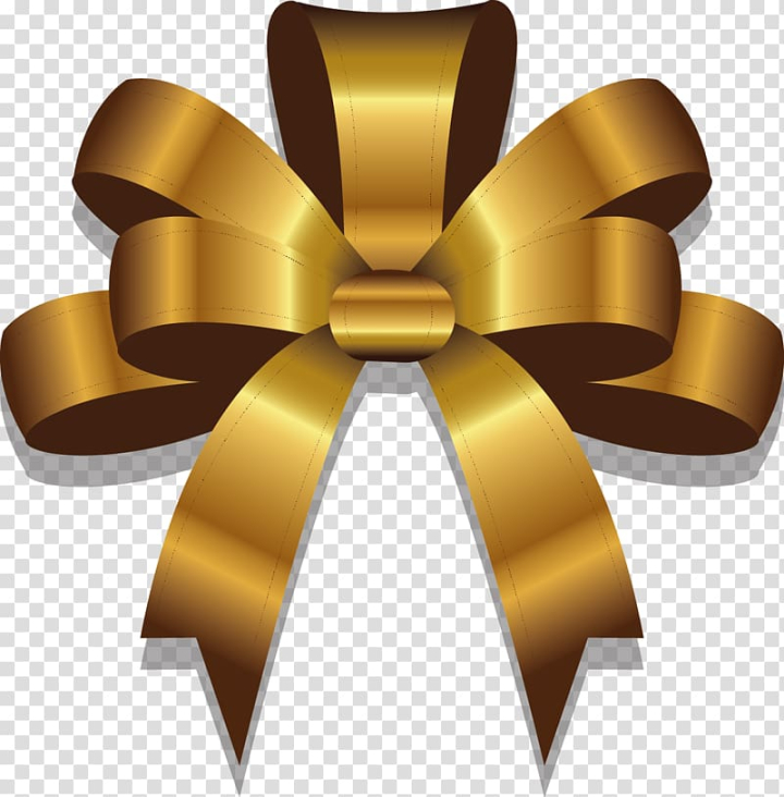 Golden Bow PNG Transparent Images Free Download, Vector Files