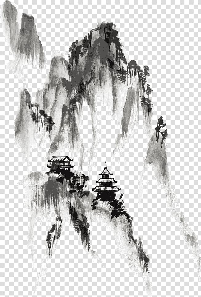 ink,wash,painting,india,abstract,artwork,watercolor painting,computer wallpaper,monochrome,chinese painting,brush,design,tower,tree,decorative patterns,stock photography,rocky,font,pattern,mountain,monochrome photography,graphic design,japanese art,inkstick,graphics,illustration,black and white,ink wash painting,drawing,india ink,png clipart,free png,transparent background,free clipart,clip art,free download,png,comhiclipart
