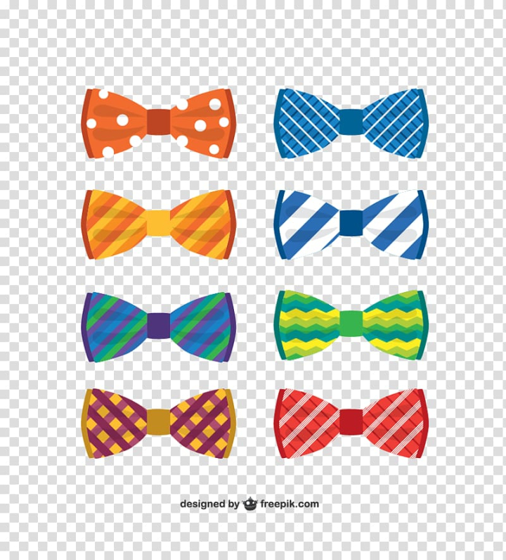 Free: Euclidean Bow tie Necktie Fashion accessory, Color bow tie material  transparent background PNG clipart 