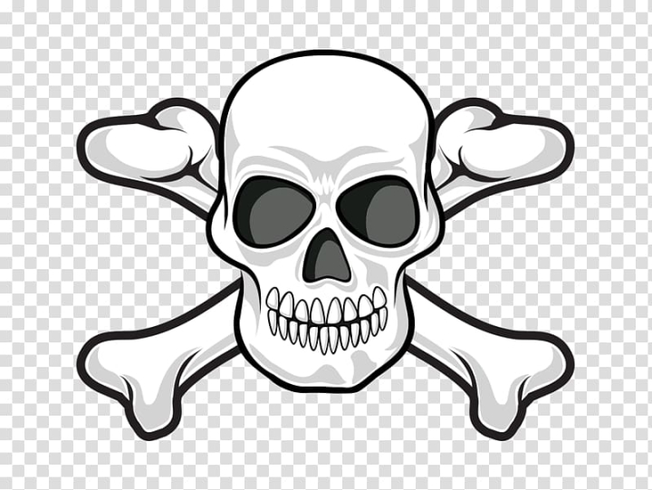 Download A Black Background With A Black Skull And Crossbones