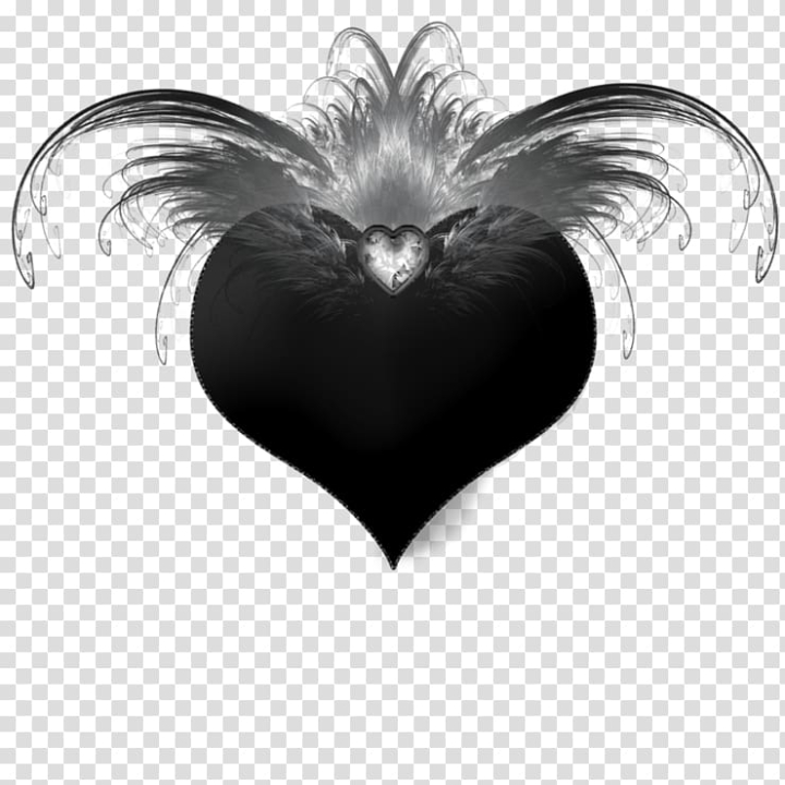 Free Downloadable Black Heart Wallpaper For Phone and Computer