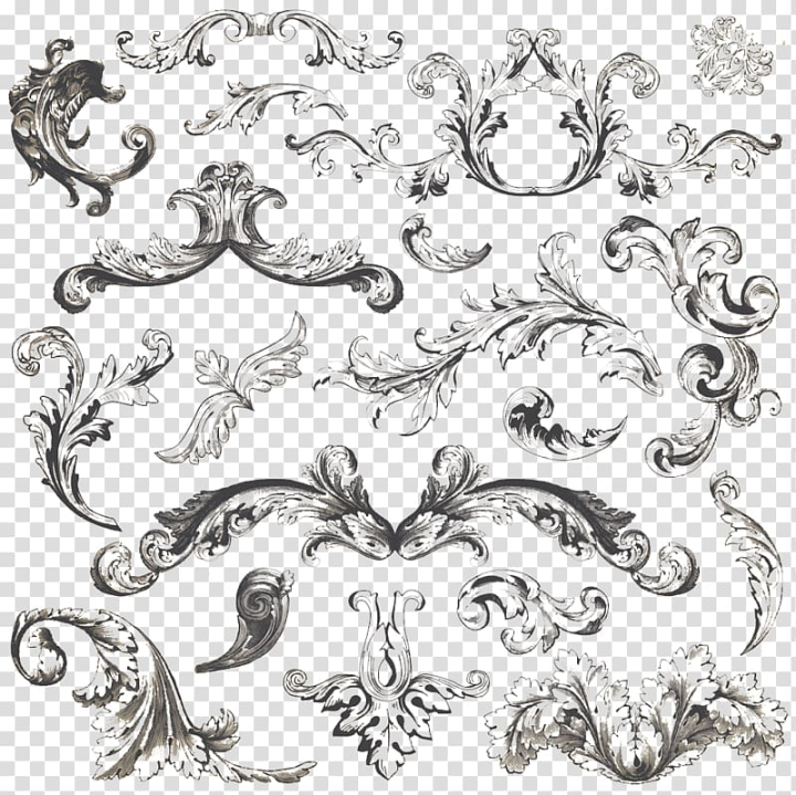 Traditional Borders Clipart Transparent Background, Traditional