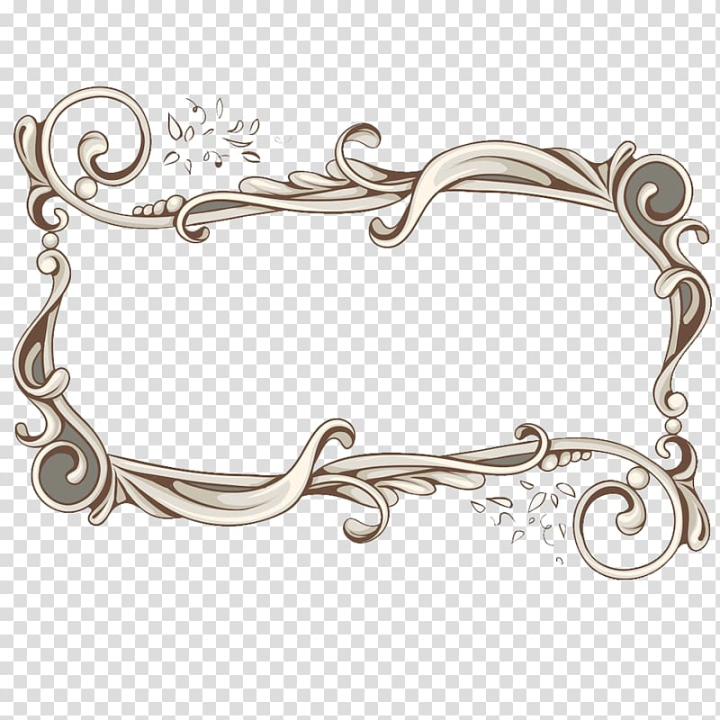 Free: Animated white vine border illustration, frame Vintage clothing, Text  box material transparent background PNG clipart 