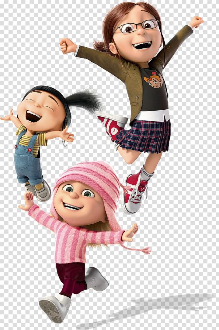 despicable,margo,agnes,edith,watercolor painting,child,hand,friendship,toddler,fictional character,girl,shoe,animated,smile,animation,play,movies,minions,joint,human behavior,happiness,despicable me 2,despicable me 3,despicable me minion mayhem,finger,fun,despicable me,drawing,png clipart,free png,transparent background,free clipart,clip art,free download,png,comhiclipart