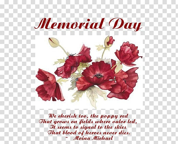 Memorial Day transparent background PNG cliparts free download