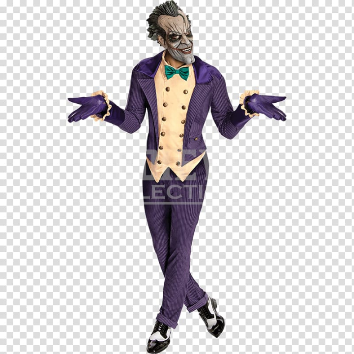 Free: Joker Batman T-shirt Halloween costume, joker transparent background  PNG clipart 