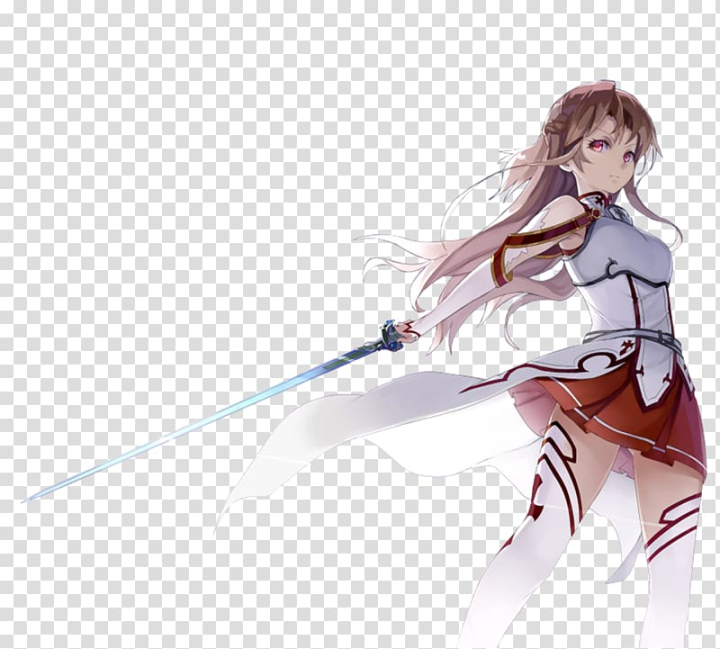 Free: Asuna Kirito Anime Sword Art Online: Code Register, asuna transparent  background PNG clipart 