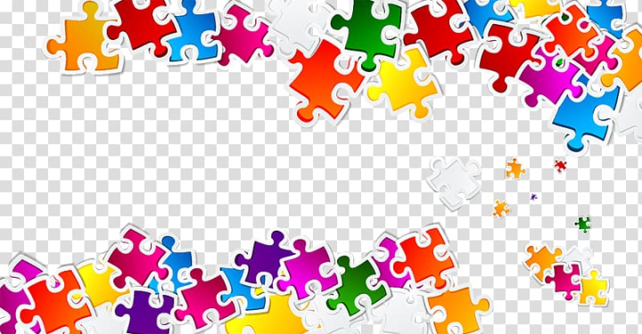 colourful puzzle background