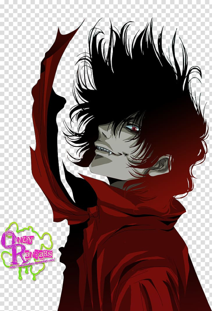 Free: Alucard Hellsing Anime Fan art, Vampire transparent background PNG  clipart 