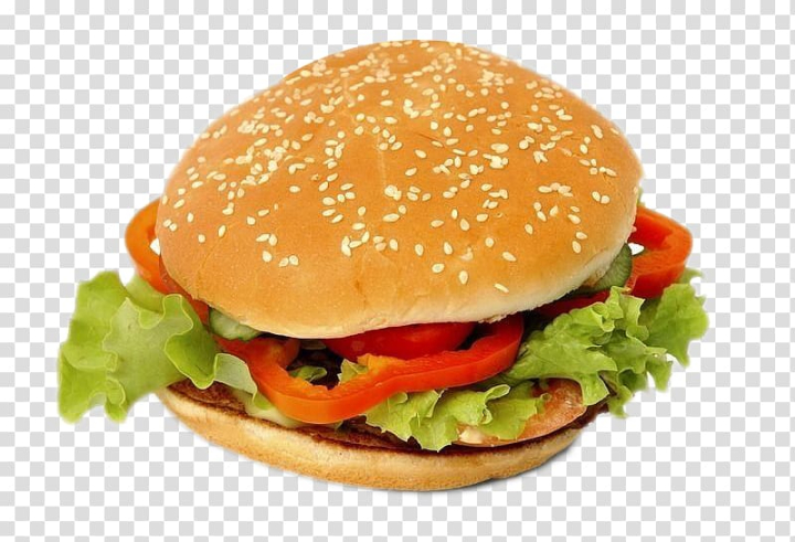 Free: Cheeseburger Hamburger Whopper Hot dog Fast food, Vegetables chicken  burger transparent background PNG clipart 