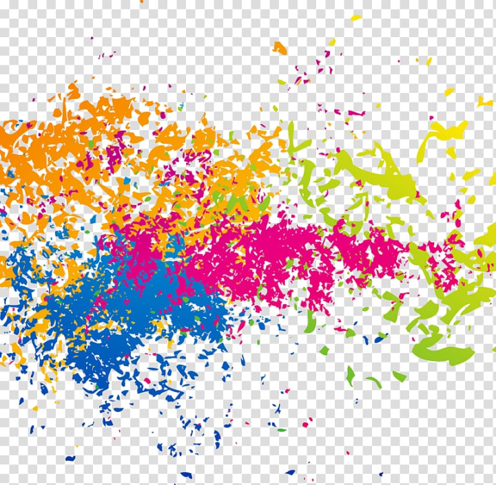 Free: Pink, orange, and blue splatter illustration, Color Splash , Paint  splash transparent background PNG clipart 
