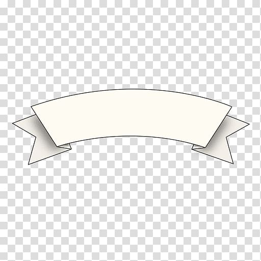 Free: Rectangle Line, white ribbon transparent background PNG