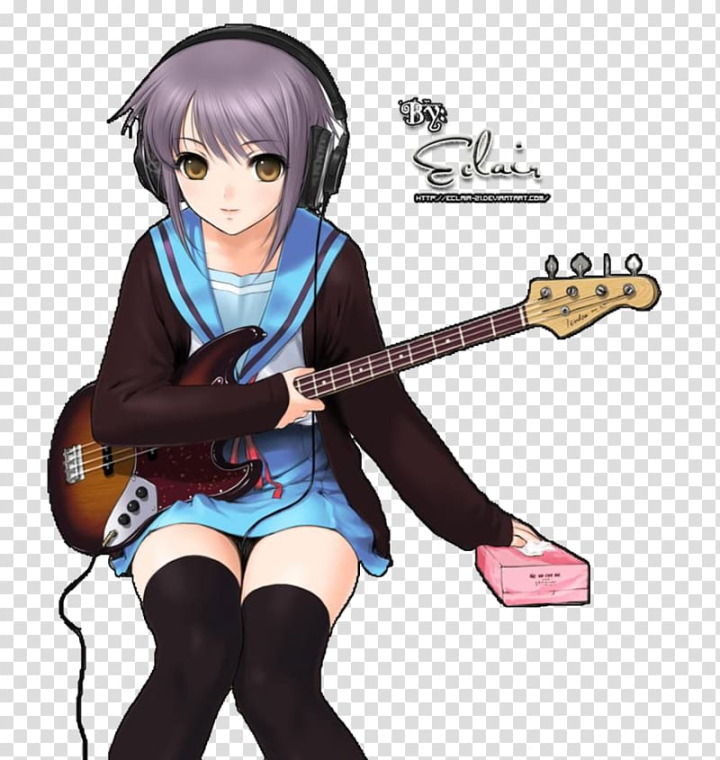 Anime Girl with Bass Guitar by ragekage41 on DeviantArt