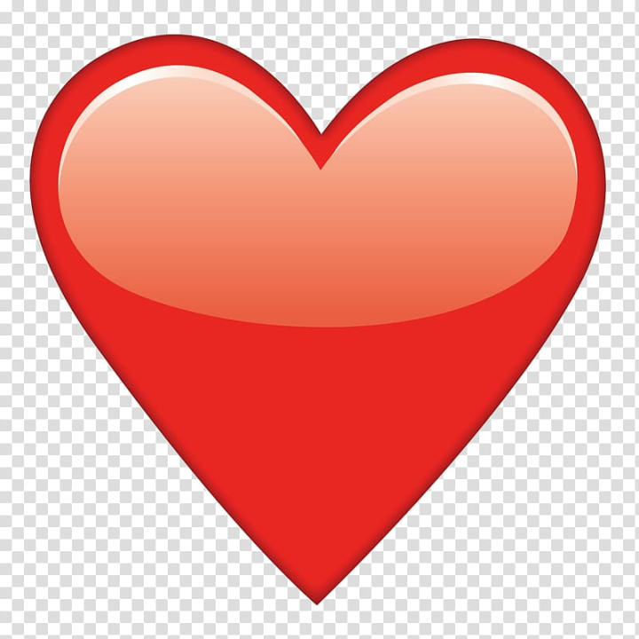 Free: Red heart , Emoji Heart Sticker , Emoji transparent background PNG  clipart 