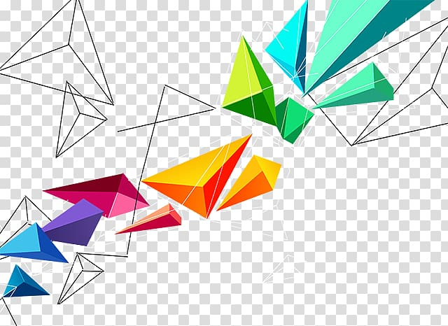 Geometric transparent background PNG cliparts free download