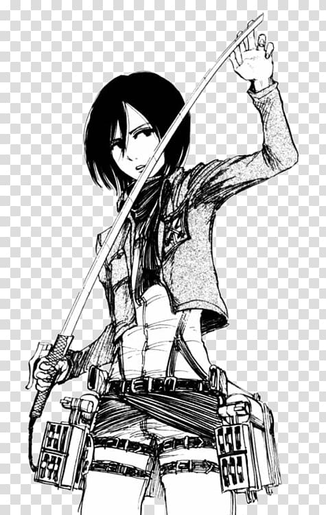 ackerman,levi,eren,yeager,attack,titan,manga,monochrome,fictional character,weapon,death note,crunchyroll,line art,mikasa ackerman,mikasa ackermann,monochrome photography,oneshot,production ig,joint,black and white,drawing,fiction,hajime isayama,highschool of the dead,inker,wit studio,mikasa,eren yeager,attack on titan,anime,ackermann,png clipart,free png,transparent background,free clipart,clip art,free download,png,comhiclipart