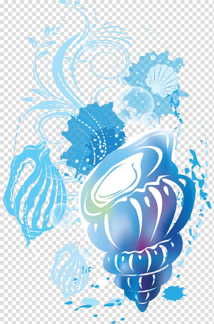 watercolor,painting,blue,animals,computer wallpaper,flower,mollusc shell,organism,sea,sea snail,visual arts,mer,line,graphic design,flowering plant,drawing,decorative arts,conch,circle,aqua,work of art,seashell,watercolor painting,png clipart,free png,transparent background,free clipart,clip art,free download,png,comhiclipart