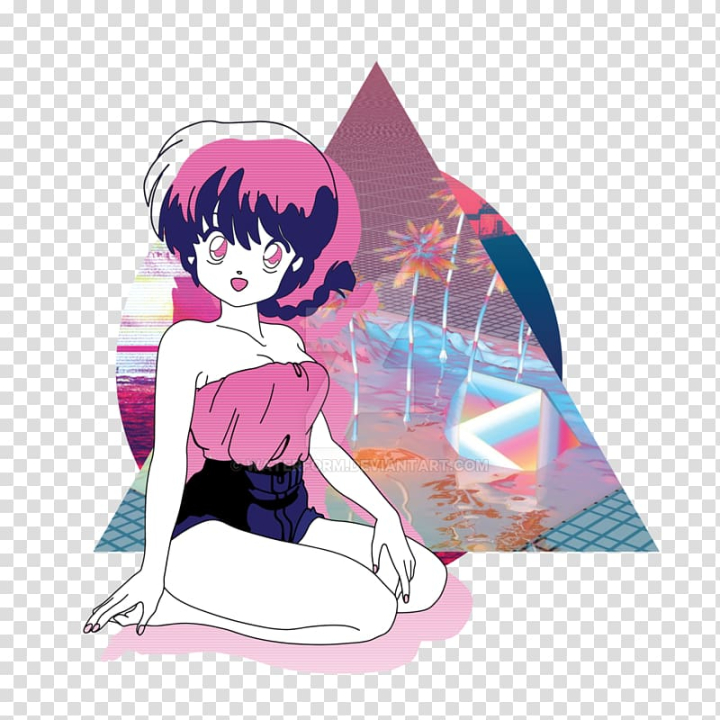 HD wallpaper: vaporwave, anime girls, logo, Saya no Uta, technology, one  person | Wallpaper Flare