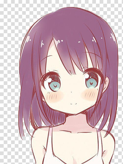 Free: Drawing Hairstyle Anime Manga, Anime transparent background