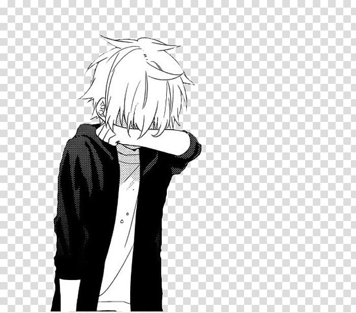 Free: Anime Drawing Manga Sadness, Anime transparent background PNG clipart  