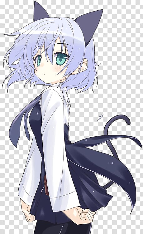 Anime Drawing Catgirl, Anime transparent background PNG clipart