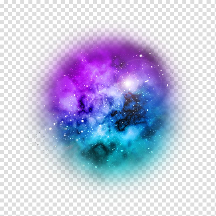 Free: Nebula Sticker Desktop We Heart It, galaxy cartoon transparent  background PNG clipart 