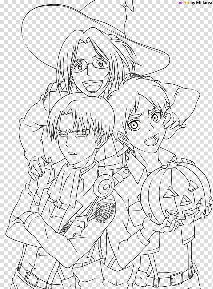 happy,halloween,eren,levi,hanji,anime,characters,sketch,digital media,png clipart,free png,transparent background,free clipart,clip art,free download,png,comhiclipart