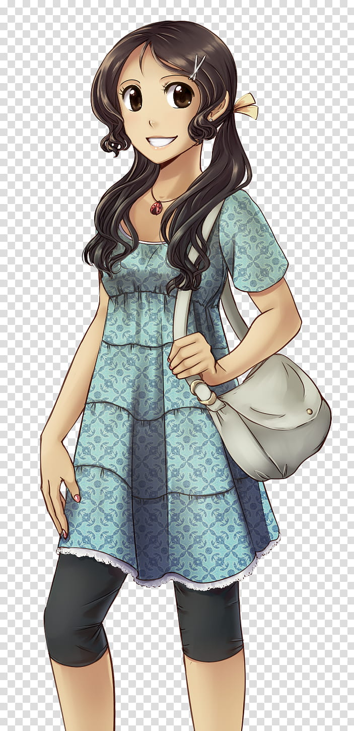 Female anime character standing illustration HD wallpaper | Wallpaper Flare