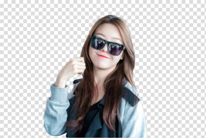 Happy, young and woman in gen z fashion with trendy sunglasses and excited  smile for style on an isolated and transparent png background. Happiness,  cool and fashionista person smiling | Buy Stock