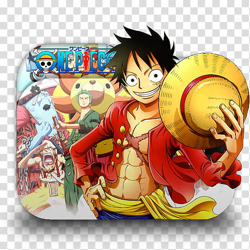 Free: One Piece Anime Folder Icon, One Piece transparent background PNG  clipart 