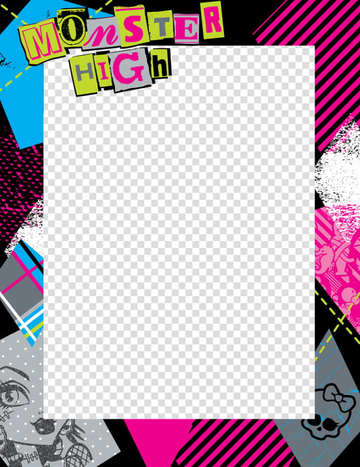 Free: Monster High, Monster High frame transparent background PNG ...