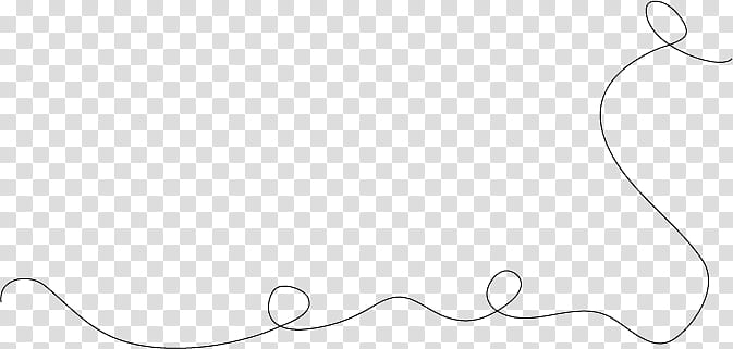 black swirl line clip art
