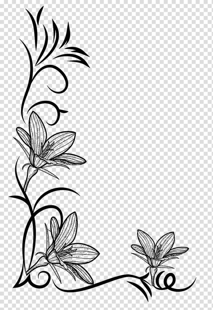 flowers,brushes,sets,black,flower,frame,photoshop brushes,application resources,png clipart,free png,transparent background,free clipart,clip art,free download,png,comhiclipart