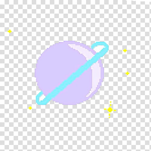 Free: AESTHETICS , purple and blue Saturn animated illustration transparent  background PNG clipart 