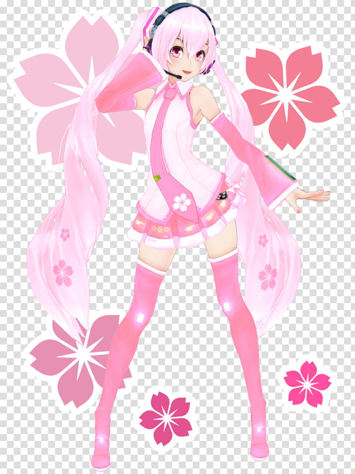 kasokusato,sakura,miku,dl,anime,character,female,characters,edit,hatsune,mmd,pink,pmx,vocaloid,mikumikudance,png clipart,free png,transparent background,free clipart,clip art,free download,png,comhiclipart