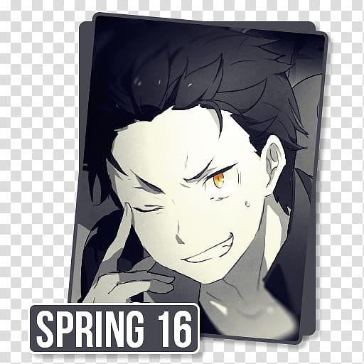 Free: Anime Icon , Spring M, black haired male anime character transparent  background PNG clipart 