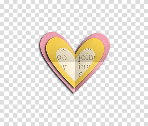 lucky,charms,elements,yellow,pink,fold,heart,paper,scrapbooking,designs & patterns,png clipart,free png,transparent background,free clipart,clip art,free download,png,comhiclipart